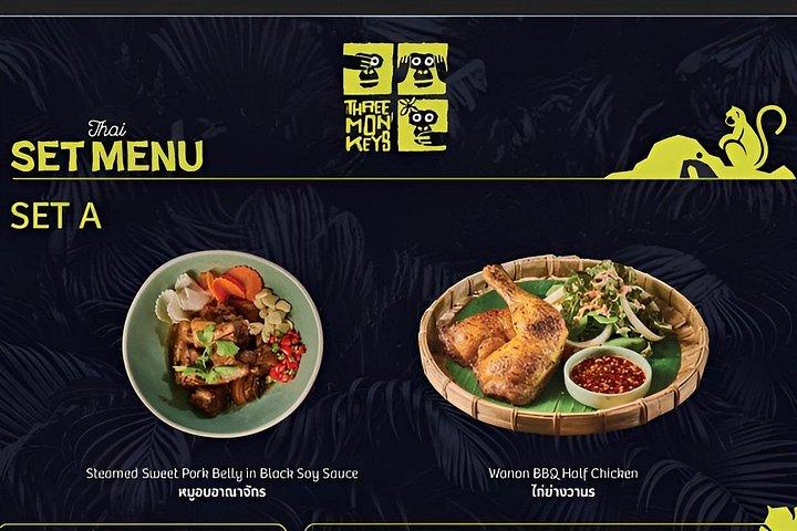 Jungle Dining at Three Monkeys Phuket: Authentic Thai Set Menu