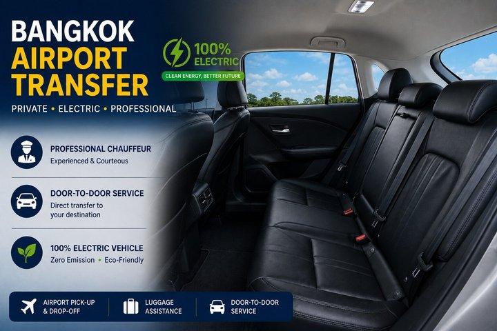 Trasferimento verde: Aeroporto BKK a Hua Hin o Cha-am (EV)