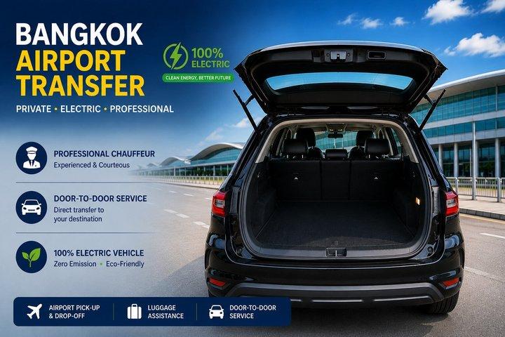 Trasferimento verde: Aeroporto BKK a Hua Hin o Cha-am (EV)