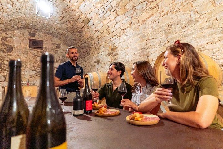 Montserrat & Zahnradbahn, Gourmet Weinprobe & Tapas/Mittagessen