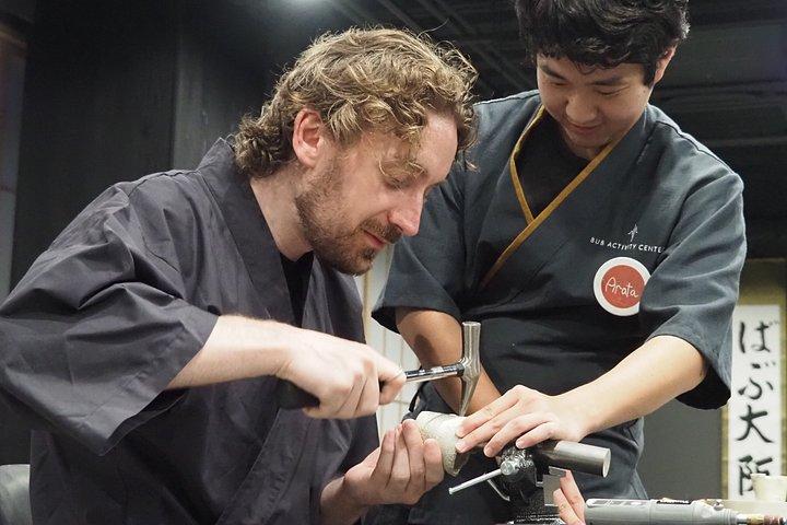 大阪：日本語のお土産を自作しよう（ネックレス、指輪、カップ）