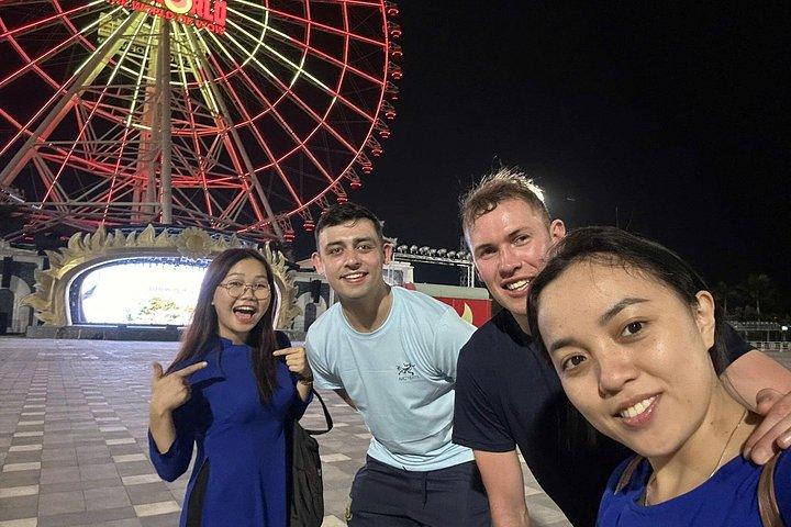 バイク&漢江クルーズによるプライベートダナンナイトツアー