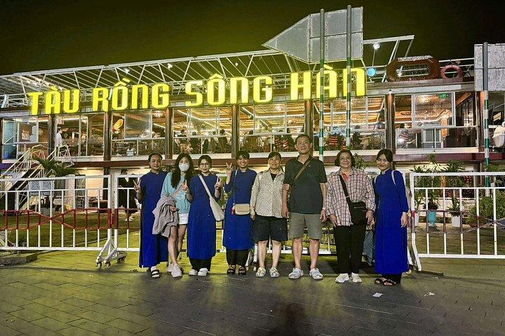 バイク＆漢江クルーズによるプライベートダナンナイトツアー