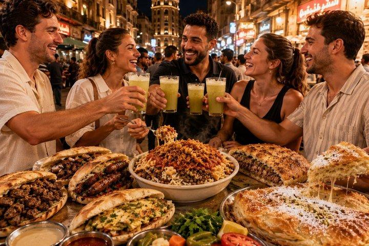 Kairo Downtown Night Street Food Tour : Autentiska lokala smaker