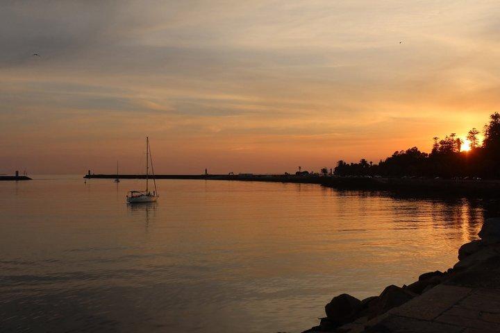 Privétour naar Porto zeiljacht bij zonsondergang
