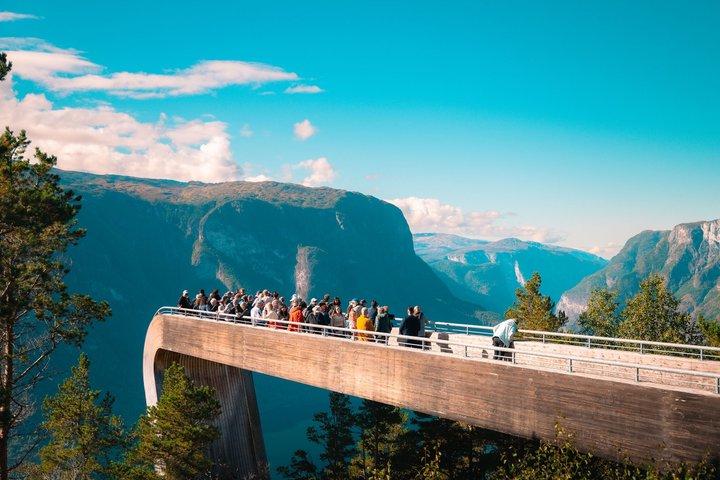 Bergen : crociera sul fiordo di Nærøy dell'UNESCO, Flåm e Stegastein - Pranzo incluso