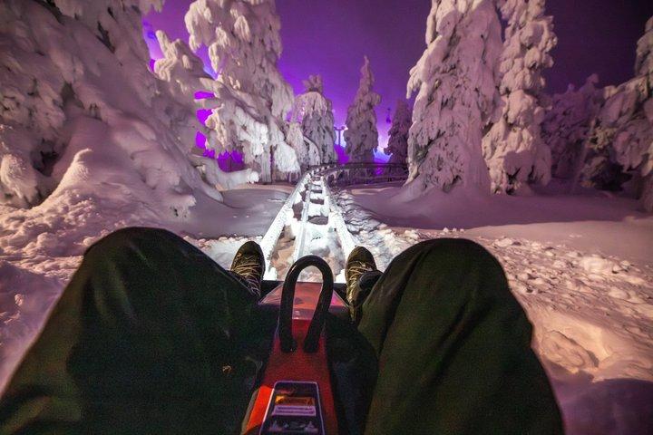 Riisitunturi et les montagnes russes les plus septentrionales du monde de Rovaniemi