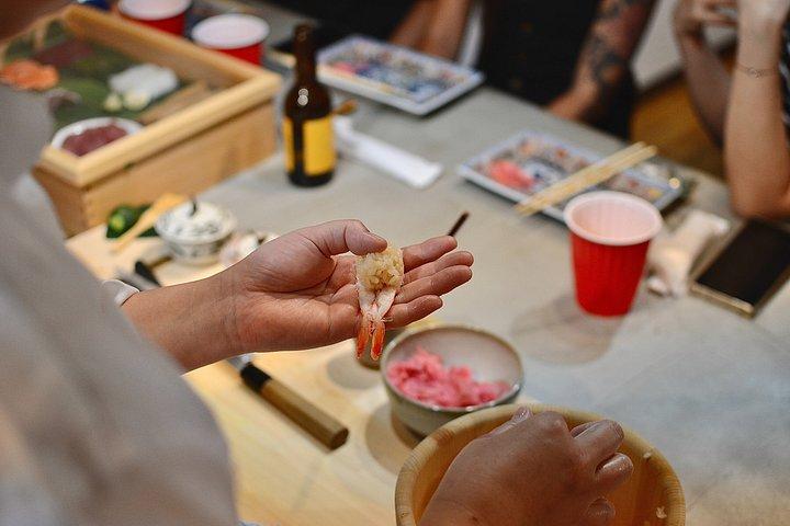 Private Sushi Making Class near Ginza