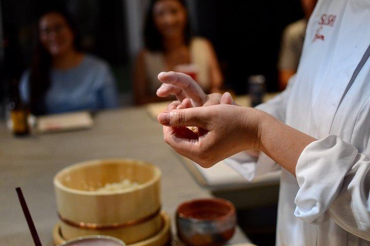 Private Sushi Making Class near Ginza