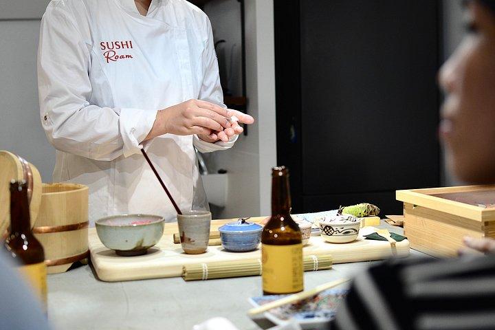 Private Sushi Making Class near Ginza