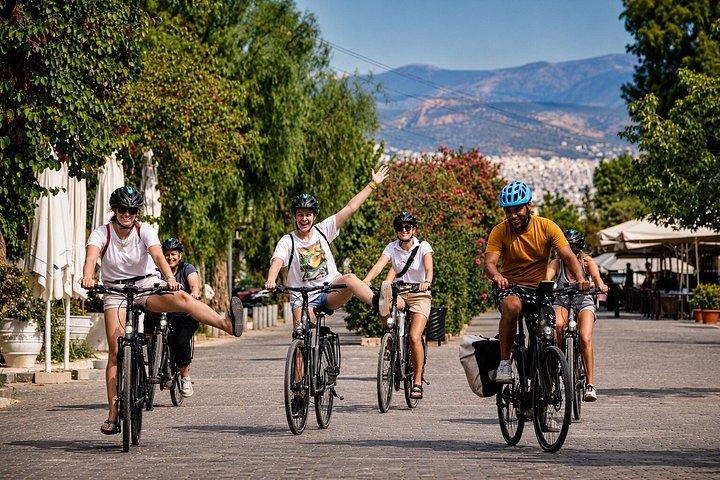 Privat Athen elektrisk cykeltur