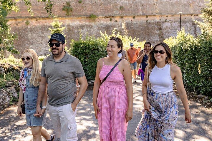 サン・ジミニャーノ、シエーナ、モンテリッジョーニ、キアンティ日帰り旅行（ランチ付き）