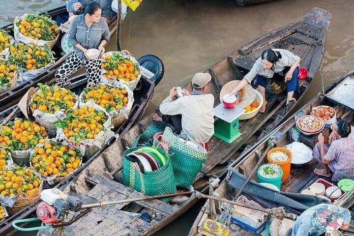 Tour di mezza giornata con Cai Rang Mercato galleggiante Cacao e Piccolo Canale