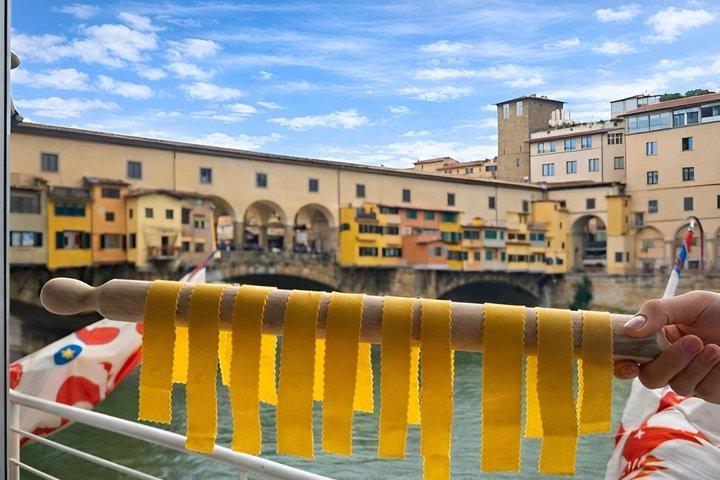 Florence Pasta and Wine Workshop near Ponte Vecchio