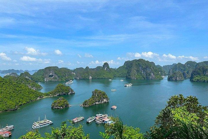 ハノイ：ラ・カスタ5－カヤックで行くスターハロン湾クルーズ、サンセットパーティー