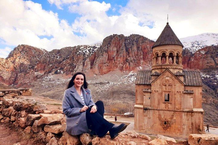 Visite privée à Khor Virap, fabrique de vin Hin Areni (dégustation), Noravank, Jermuk