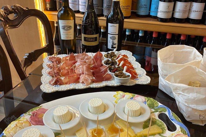 Rome Meats Cheeses オリーブオイルワインとジェラートの試飲