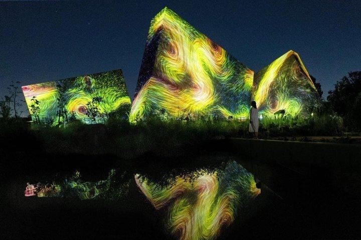 TeamLab Botanischer Garten Osaka Interaktive Lichtkunst Ticket