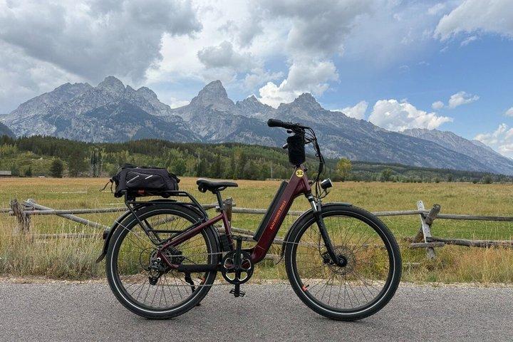 Door2Door E-Bike 配達 - ジャクソン ホールと GTNP で最も景色の良いルートに乗ります。