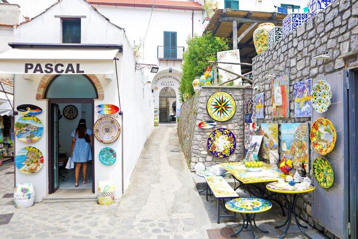 Amalfi, Positano og Ravello: Bådtur fra Napoli