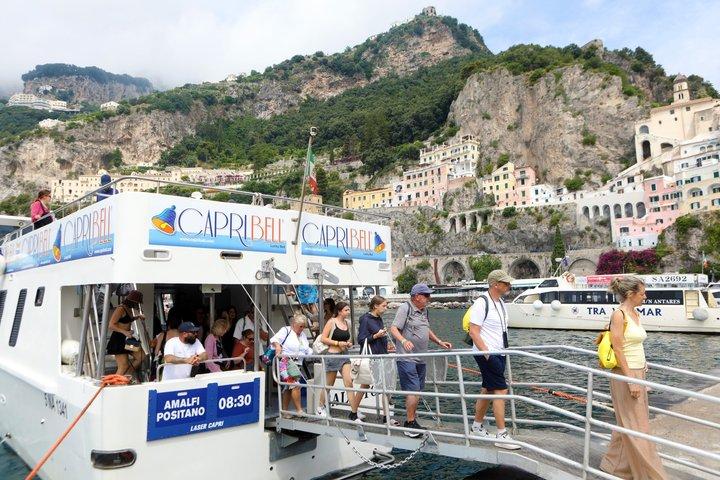 Båttur i Amalfi, Positano och Ravello från Sorrento