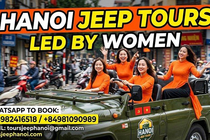 ハノイ : 女性主導の陸軍ジープツアー郊外