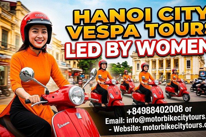 女性ライダーと行くハノイ田園バイクツアー