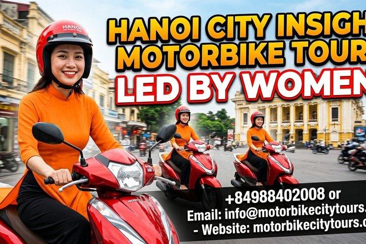 女性が率いるハノイバイクツアー - 都市と田舎の終日