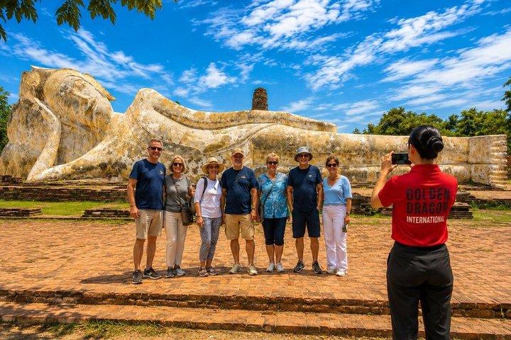 バンコク発アユタヤユネスコ遺産ジョインツアー往復
