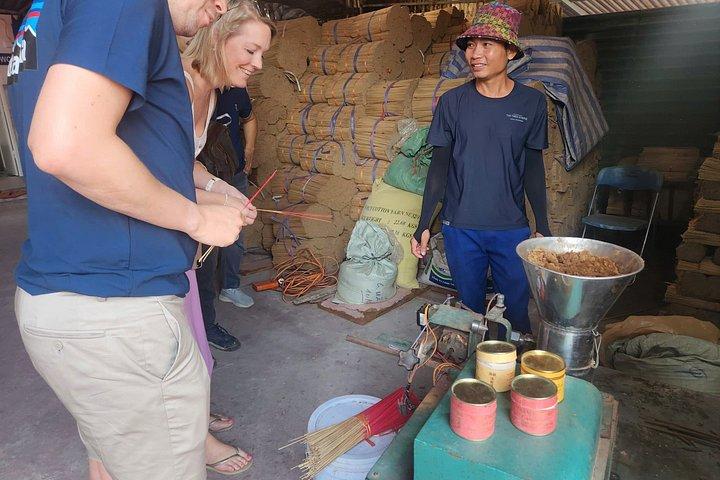 ハノイ発、香村散策、円錐帽子作り半日
