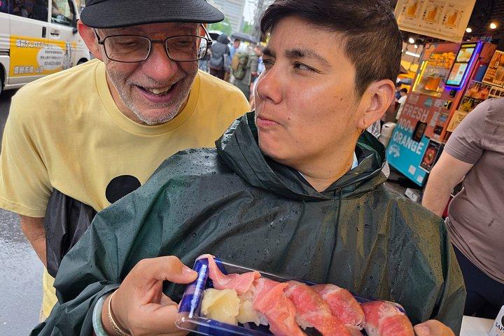 東京魚市場築地プライベートフードツアー3品試食付き