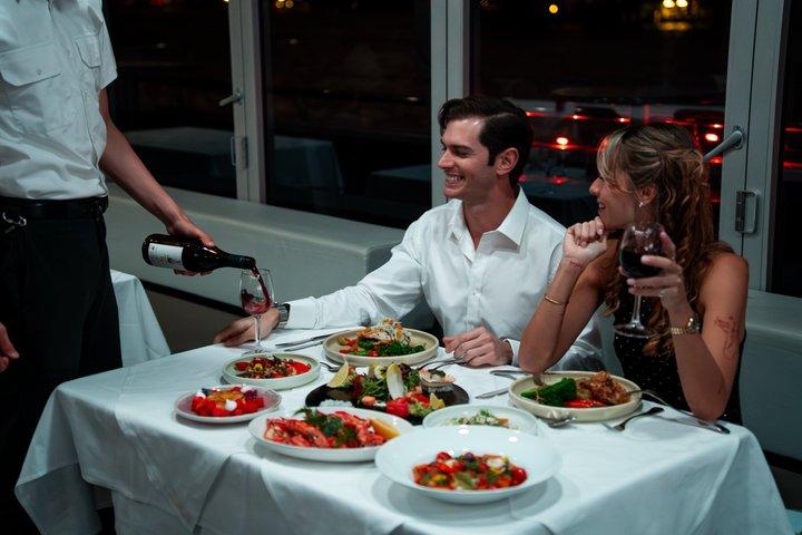 Sydney Harbour : Crucero con cena en barco de cristal con maridaje de vinos