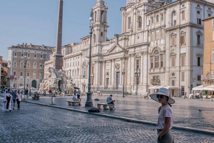 Piazza Navona al Descubierto : Un recorrido a pie autoguiado en Roma