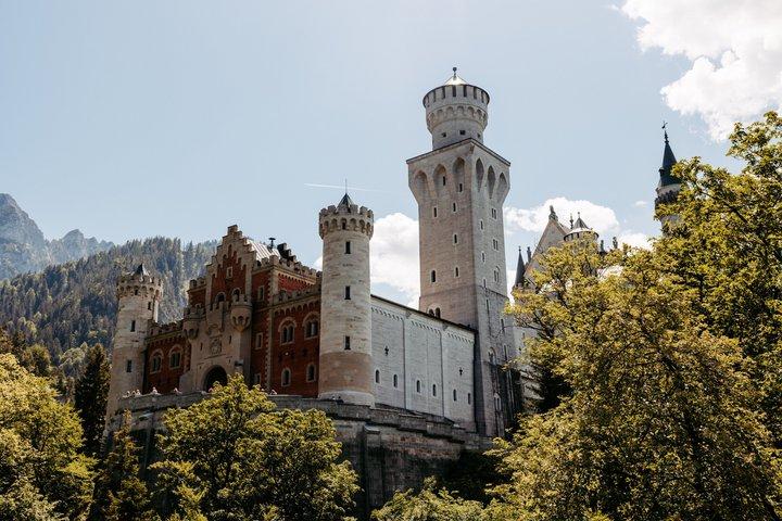 Neuschwansteins slott Sen starttur från München