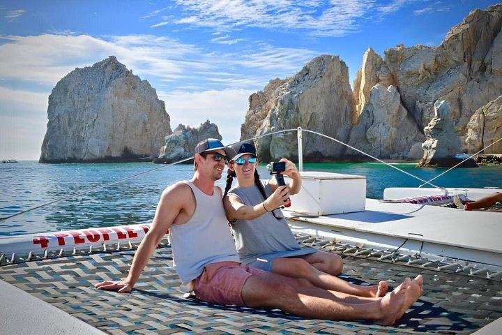 Croisière au coucher du soleil en catamaran à Cabo San Lucas