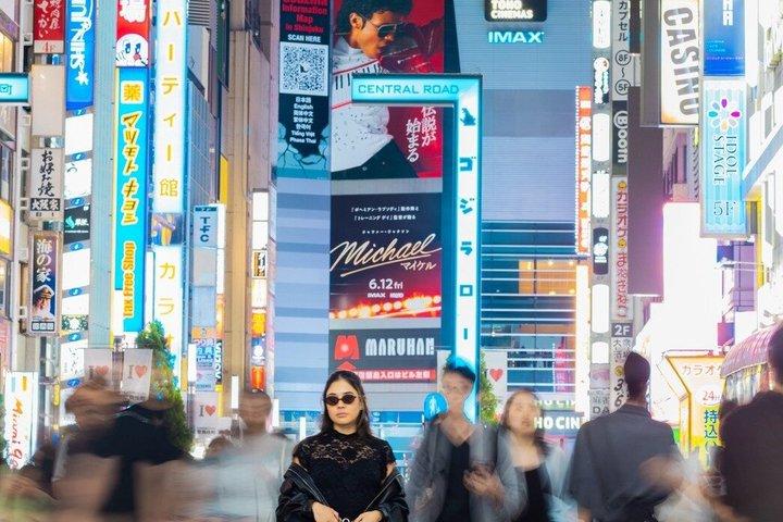 新宿ネオンナイト撮影 プロと撮影