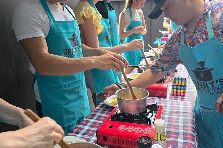 チェンマイのヴィラでベニーシェフによる料理教室