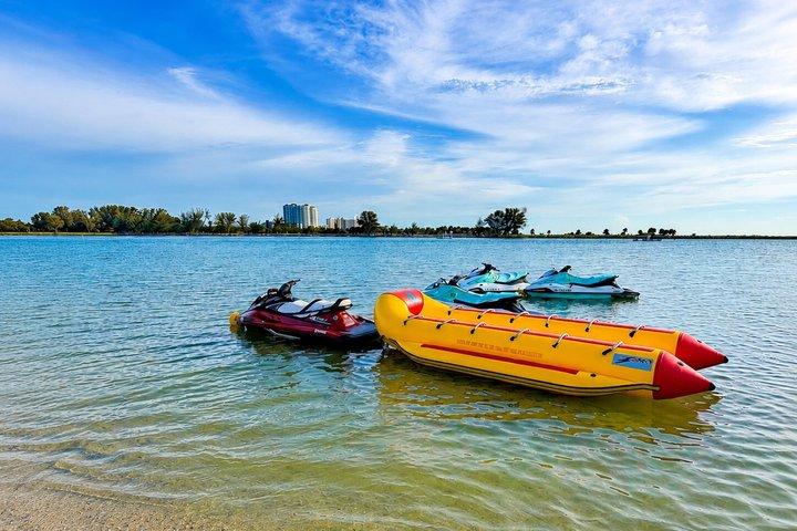 Banana Boat Fun Ride at Shephard's Beach Resort Clearwater Beach