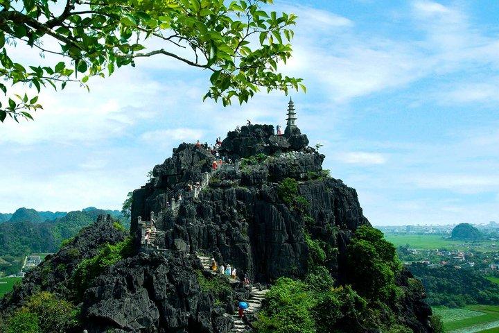 ハノイから：プライベートカスタマイズされたニンビン日帰り旅行とダックリーダー