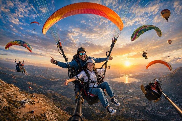 Paragliding in Agafay Desert