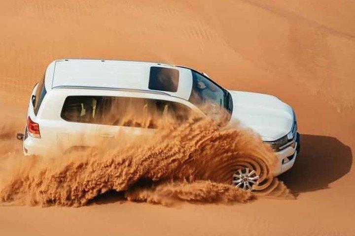 VIP Desert Safari, Pick/Drop, Camel Ride, Quad bike, Dinner,Shows