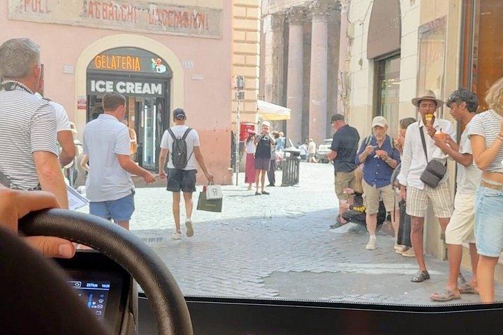 Rome Golf Cart Tour with Drink