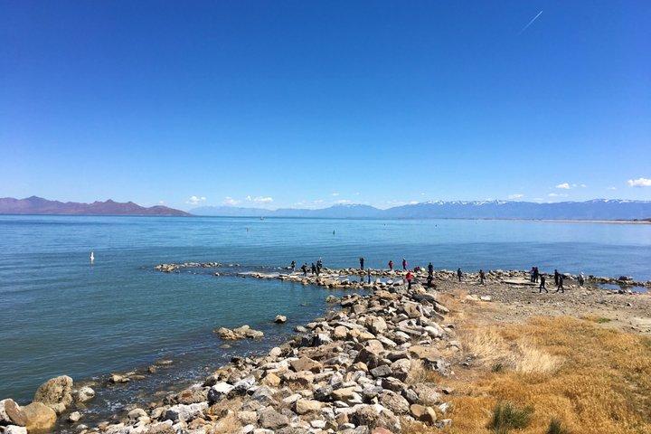 Great Salt Lake 2 - Timmes guidad minibusstur från Salt Lake City