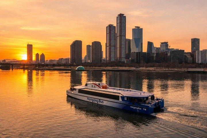 ソウル漢江ナイトクルーズ：63ビル＆光張市場