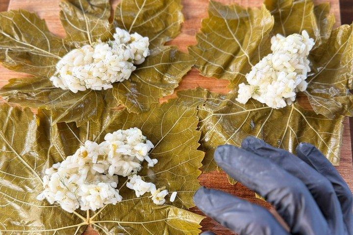 アテネの屋上庭園で料理教室＆食事