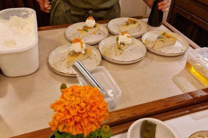 アテネの屋上庭園で料理教室＆食事