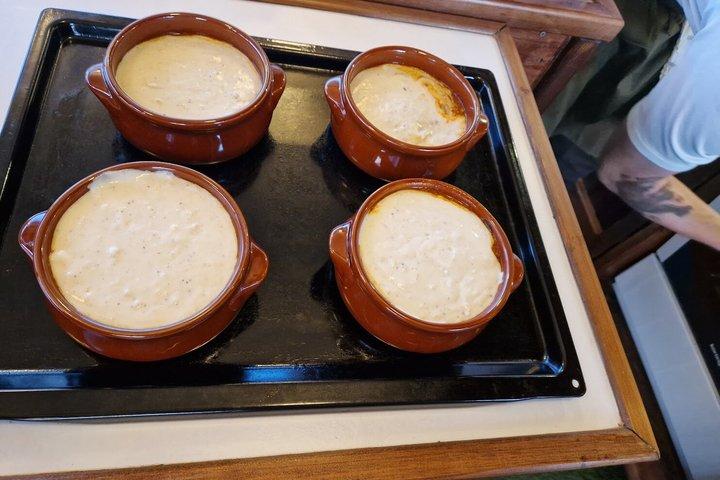 アテネの屋上庭園で料理教室＆食事