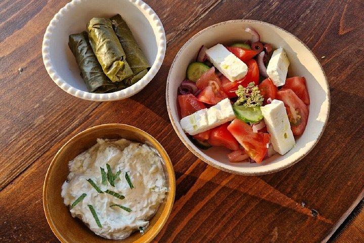 アテネの屋上庭園で料理教室＆食事