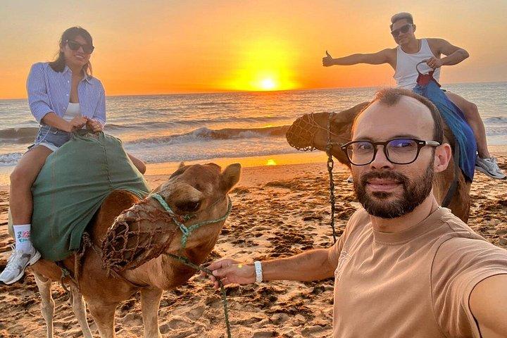 Tangier Golden Sunset Camel Ride with Tea & Pastries + Caves