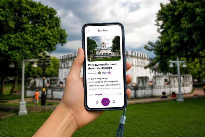 Bangkok Tour a pie autoguiado Puntos de referencia esenciales y cuestionarios